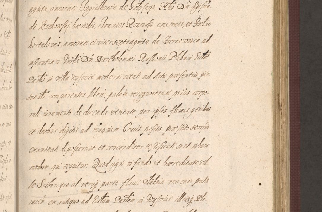 Zdjęcie nr 139 dla obiektu archiwalnego: Acta actorum causarum obligationum institutionum, decretorum, constitutionum, quietonum, resignonum, cessionum, accaeterarum, obseruonum tam iudicialium quam extraiudicialium coram Admondo Reverendo Domino Joanne Zerzynski Canonico, Vicario in Spiritualibus et Officiali generali Cracoviensis Iudice deputati per Illustrissimum ac Reverendissimum Dominum Martinum Szyszkowski Dei et Apostolice Sedis gratia Episcopum Cracoviensis ad Annum Domini Millesimum Sexcentesimum Decimum Septimum Indicatione quindecima Pontificus SS. D. N. D. Pauli Divina providentia Papae V. foeliciter moderni anno ipsus duodecimo continuantur