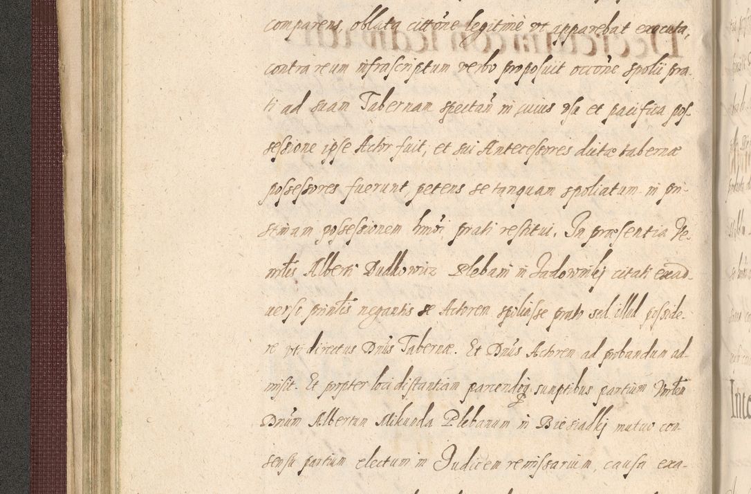 Zdjęcie nr 128 dla obiektu archiwalnego: Acta actorum causarum obligationum institutionum, decretorum, constitutionum, quietonum, resignonum, cessionum, accaeterarum, obseruonum tam iudicialium quam extraiudicialium coram Admondo Reverendo Domino Joanne Zerzynski Canonico, Vicario in Spiritualibus et Officiali generali Cracoviensis Iudice deputati per Illustrissimum ac Reverendissimum Dominum Martinum Szyszkowski Dei et Apostolice Sedis gratia Episcopum Cracoviensis ad Annum Domini Millesimum Sexcentesimum Decimum Septimum Indicatione quindecima Pontificus SS. D. N. D. Pauli Divina providentia Papae V. foeliciter moderni anno ipsus duodecimo continuantur