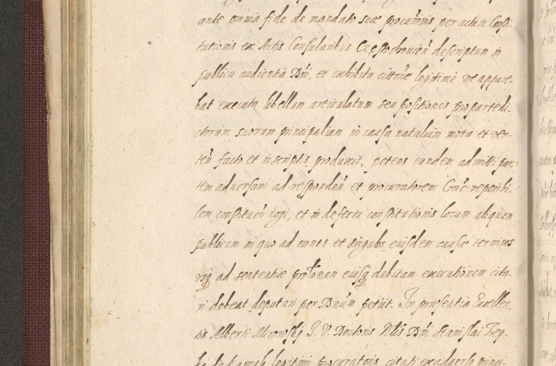 Zdjęcie nr 124 dla obiektu archiwalnego: Acta actorum causarum obligationum institutionum, decretorum, constitutionum, quietonum, resignonum, cessionum, accaeterarum, obseruonum tam iudicialium quam extraiudicialium coram Admondo Reverendo Domino Joanne Zerzynski Canonico, Vicario in Spiritualibus et Officiali generali Cracoviensis Iudice deputati per Illustrissimum ac Reverendissimum Dominum Martinum Szyszkowski Dei et Apostolice Sedis gratia Episcopum Cracoviensis ad Annum Domini Millesimum Sexcentesimum Decimum Septimum Indicatione quindecima Pontificus SS. D. N. D. Pauli Divina providentia Papae V. foeliciter moderni anno ipsus duodecimo continuantur