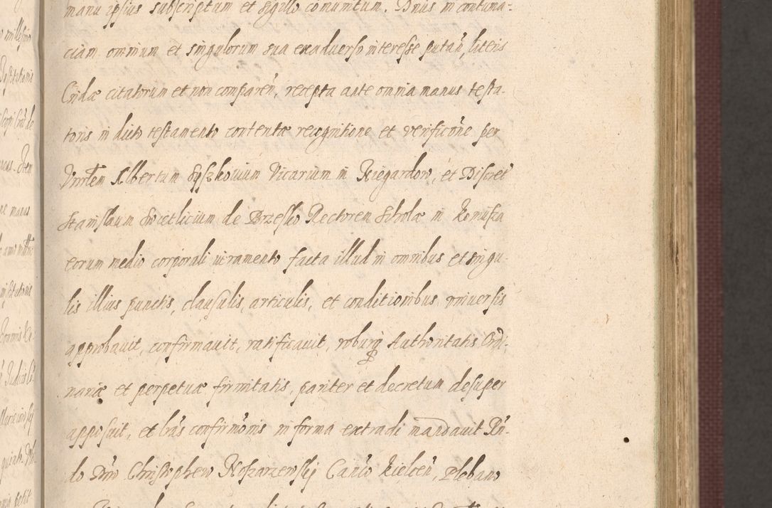 Zdjęcie nr 123 dla obiektu archiwalnego: Acta actorum causarum obligationum institutionum, decretorum, constitutionum, quietonum, resignonum, cessionum, accaeterarum, obseruonum tam iudicialium quam extraiudicialium coram Admondo Reverendo Domino Joanne Zerzynski Canonico, Vicario in Spiritualibus et Officiali generali Cracoviensis Iudice deputati per Illustrissimum ac Reverendissimum Dominum Martinum Szyszkowski Dei et Apostolice Sedis gratia Episcopum Cracoviensis ad Annum Domini Millesimum Sexcentesimum Decimum Septimum Indicatione quindecima Pontificus SS. D. N. D. Pauli Divina providentia Papae V. foeliciter moderni anno ipsus duodecimo continuantur