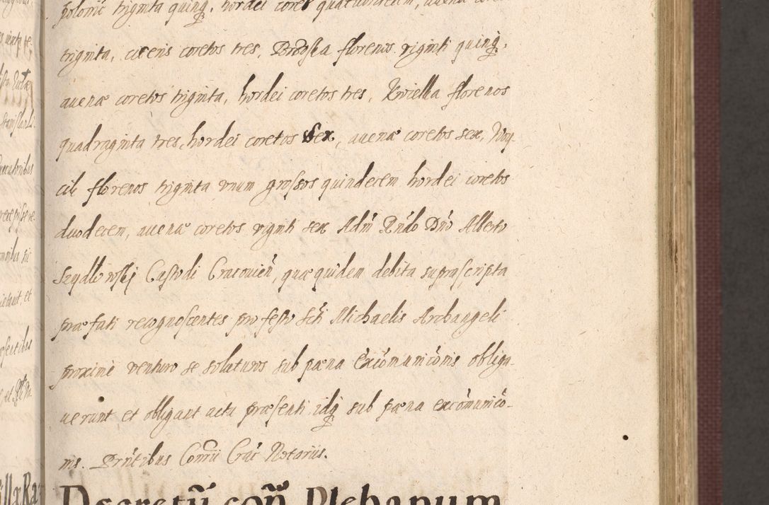 Zdjęcie nr 119 dla obiektu archiwalnego: Acta actorum causarum obligationum institutionum, decretorum, constitutionum, quietonum, resignonum, cessionum, accaeterarum, obseruonum tam iudicialium quam extraiudicialium coram Admondo Reverendo Domino Joanne Zerzynski Canonico, Vicario in Spiritualibus et Officiali generali Cracoviensis Iudice deputati per Illustrissimum ac Reverendissimum Dominum Martinum Szyszkowski Dei et Apostolice Sedis gratia Episcopum Cracoviensis ad Annum Domini Millesimum Sexcentesimum Decimum Septimum Indicatione quindecima Pontificus SS. D. N. D. Pauli Divina providentia Papae V. foeliciter moderni anno ipsus duodecimo continuantur