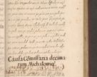 Zdjęcie nr 93 dla obiektu archiwalnego: Acta actorum causarum obligationum institutionum, decretorum, constitutionum, quietonum, resignonum, cessionum, accaeterarum, obseruonum tam iudicialium quam extraiudicialium coram Admondo Reverendo Domino Joanne Zerzynski Canonico, Vicario in Spiritualibus et Officiali generali Cracoviensis Iudice deputati per Illustrissimum ac Reverendissimum Dominum Martinum Szyszkowski Dei et Apostolice Sedis gratia Episcopum Cracoviensis ad Annum Domini Millesimum Sexcentesimum Decimum Septimum Indicatione quindecima Pontificus SS. D. N. D. Pauli Divina providentia Papae V. foeliciter moderni anno ipsus duodecimo continuantur
