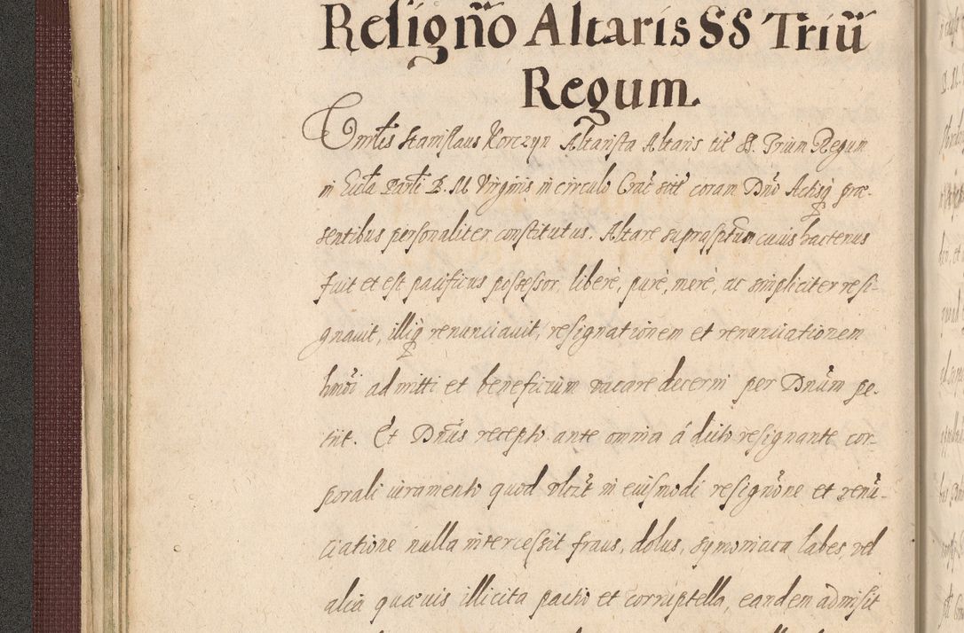 Zdjęcie nr 90 dla obiektu archiwalnego: Acta actorum causarum obligationum institutionum, decretorum, constitutionum, quietonum, resignonum, cessionum, accaeterarum, obseruonum tam iudicialium quam extraiudicialium coram Admondo Reverendo Domino Joanne Zerzynski Canonico, Vicario in Spiritualibus et Officiali generali Cracoviensis Iudice deputati per Illustrissimum ac Reverendissimum Dominum Martinum Szyszkowski Dei et Apostolice Sedis gratia Episcopum Cracoviensis ad Annum Domini Millesimum Sexcentesimum Decimum Septimum Indicatione quindecima Pontificus SS. D. N. D. Pauli Divina providentia Papae V. foeliciter moderni anno ipsus duodecimo continuantur