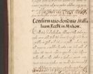 Zdjęcie nr 80 dla obiektu archiwalnego: Acta actorum causarum obligationum institutionum, decretorum, constitutionum, quietonum, resignonum, cessionum, accaeterarum, obseruonum tam iudicialium quam extraiudicialium coram Admondo Reverendo Domino Joanne Zerzynski Canonico, Vicario in Spiritualibus et Officiali generali Cracoviensis Iudice deputati per Illustrissimum ac Reverendissimum Dominum Martinum Szyszkowski Dei et Apostolice Sedis gratia Episcopum Cracoviensis ad Annum Domini Millesimum Sexcentesimum Decimum Septimum Indicatione quindecima Pontificus SS. D. N. D. Pauli Divina providentia Papae V. foeliciter moderni anno ipsus duodecimo continuantur