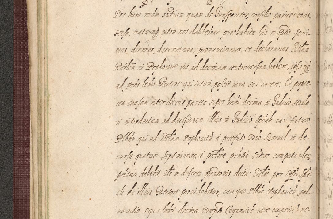 Zdjęcie nr 76 dla obiektu archiwalnego: Acta actorum causarum obligationum institutionum, decretorum, constitutionum, quietonum, resignonum, cessionum, accaeterarum, obseruonum tam iudicialium quam extraiudicialium coram Admondo Reverendo Domino Joanne Zerzynski Canonico, Vicario in Spiritualibus et Officiali generali Cracoviensis Iudice deputati per Illustrissimum ac Reverendissimum Dominum Martinum Szyszkowski Dei et Apostolice Sedis gratia Episcopum Cracoviensis ad Annum Domini Millesimum Sexcentesimum Decimum Septimum Indicatione quindecima Pontificus SS. D. N. D. Pauli Divina providentia Papae V. foeliciter moderni anno ipsus duodecimo continuantur
