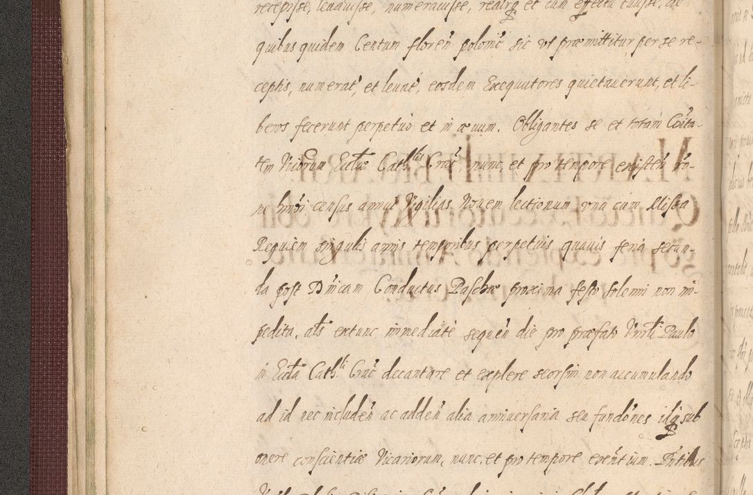 Zdjęcie nr 72 dla obiektu archiwalnego: Acta actorum causarum obligationum institutionum, decretorum, constitutionum, quietonum, resignonum, cessionum, accaeterarum, obseruonum tam iudicialium quam extraiudicialium coram Admondo Reverendo Domino Joanne Zerzynski Canonico, Vicario in Spiritualibus et Officiali generali Cracoviensis Iudice deputati per Illustrissimum ac Reverendissimum Dominum Martinum Szyszkowski Dei et Apostolice Sedis gratia Episcopum Cracoviensis ad Annum Domini Millesimum Sexcentesimum Decimum Septimum Indicatione quindecima Pontificus SS. D. N. D. Pauli Divina providentia Papae V. foeliciter moderni anno ipsus duodecimo continuantur