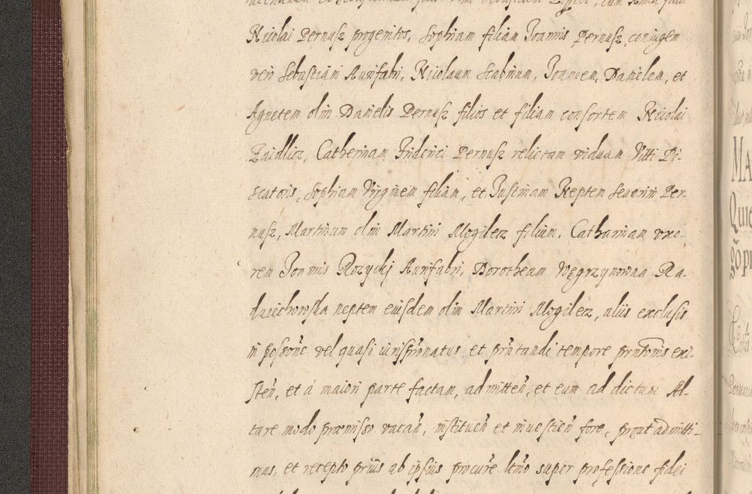 Zdjęcie nr 70 dla obiektu archiwalnego: Acta actorum causarum obligationum institutionum, decretorum, constitutionum, quietonum, resignonum, cessionum, accaeterarum, obseruonum tam iudicialium quam extraiudicialium coram Admondo Reverendo Domino Joanne Zerzynski Canonico, Vicario in Spiritualibus et Officiali generali Cracoviensis Iudice deputati per Illustrissimum ac Reverendissimum Dominum Martinum Szyszkowski Dei et Apostolice Sedis gratia Episcopum Cracoviensis ad Annum Domini Millesimum Sexcentesimum Decimum Septimum Indicatione quindecima Pontificus SS. D. N. D. Pauli Divina providentia Papae V. foeliciter moderni anno ipsus duodecimo continuantur