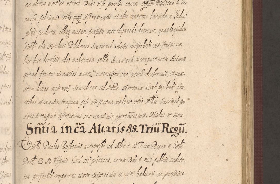 Zdjęcie nr 67 dla obiektu archiwalnego: Acta actorum causarum obligationum institutionum, decretorum, constitutionum, quietonum, resignonum, cessionum, accaeterarum, obseruonum tam iudicialium quam extraiudicialium coram Admondo Reverendo Domino Joanne Zerzynski Canonico, Vicario in Spiritualibus et Officiali generali Cracoviensis Iudice deputati per Illustrissimum ac Reverendissimum Dominum Martinum Szyszkowski Dei et Apostolice Sedis gratia Episcopum Cracoviensis ad Annum Domini Millesimum Sexcentesimum Decimum Septimum Indicatione quindecima Pontificus SS. D. N. D. Pauli Divina providentia Papae V. foeliciter moderni anno ipsus duodecimo continuantur