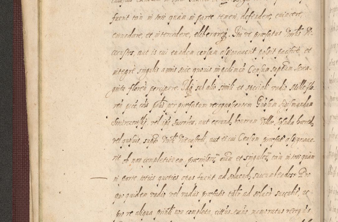 Zdjęcie nr 58 dla obiektu archiwalnego: Acta actorum causarum obligationum institutionum, decretorum, constitutionum, quietonum, resignonum, cessionum, accaeterarum, obseruonum tam iudicialium quam extraiudicialium coram Admondo Reverendo Domino Joanne Zerzynski Canonico, Vicario in Spiritualibus et Officiali generali Cracoviensis Iudice deputati per Illustrissimum ac Reverendissimum Dominum Martinum Szyszkowski Dei et Apostolice Sedis gratia Episcopum Cracoviensis ad Annum Domini Millesimum Sexcentesimum Decimum Septimum Indicatione quindecima Pontificus SS. D. N. D. Pauli Divina providentia Papae V. foeliciter moderni anno ipsus duodecimo continuantur