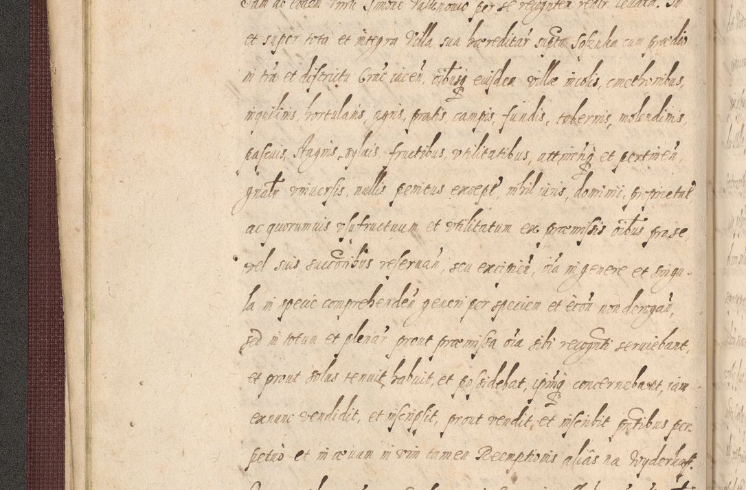 Zdjęcie nr 56 dla obiektu archiwalnego: Acta actorum causarum obligationum institutionum, decretorum, constitutionum, quietonum, resignonum, cessionum, accaeterarum, obseruonum tam iudicialium quam extraiudicialium coram Admondo Reverendo Domino Joanne Zerzynski Canonico, Vicario in Spiritualibus et Officiali generali Cracoviensis Iudice deputati per Illustrissimum ac Reverendissimum Dominum Martinum Szyszkowski Dei et Apostolice Sedis gratia Episcopum Cracoviensis ad Annum Domini Millesimum Sexcentesimum Decimum Septimum Indicatione quindecima Pontificus SS. D. N. D. Pauli Divina providentia Papae V. foeliciter moderni anno ipsus duodecimo continuantur