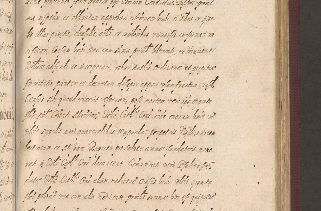 Zdjęcie nr 53 dla obiektu archiwalnego: Acta actorum causarum obligationum institutionum, decretorum, constitutionum, quietonum, resignonum, cessionum, accaeterarum, obseruonum tam iudicialium quam extraiudicialium coram Admondo Reverendo Domino Joanne Zerzynski Canonico, Vicario in Spiritualibus et Officiali generali Cracoviensis Iudice deputati per Illustrissimum ac Reverendissimum Dominum Martinum Szyszkowski Dei et Apostolice Sedis gratia Episcopum Cracoviensis ad Annum Domini Millesimum Sexcentesimum Decimum Septimum Indicatione quindecima Pontificus SS. D. N. D. Pauli Divina providentia Papae V. foeliciter moderni anno ipsus duodecimo continuantur