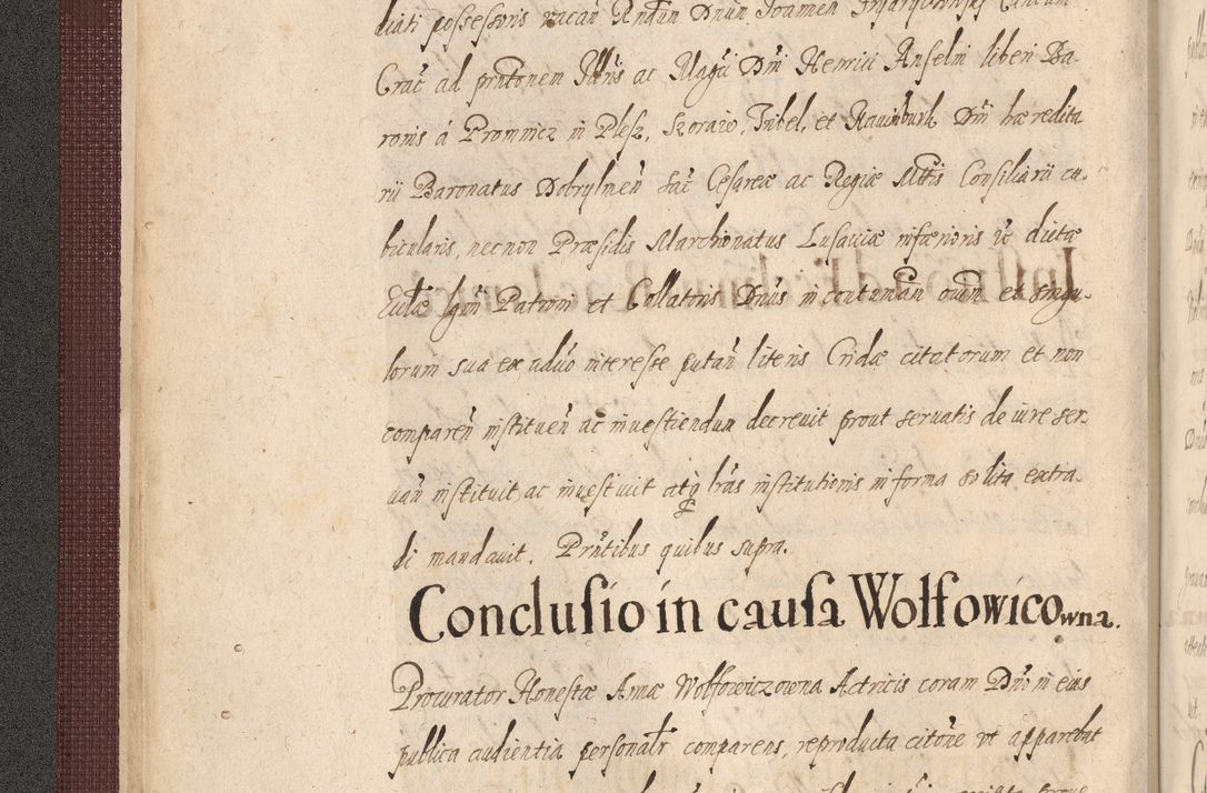 Zdjęcie nr 38 dla obiektu archiwalnego: Acta actorum causarum obligationum institutionum, decretorum, constitutionum, quietonum, resignonum, cessionum, accaeterarum, obseruonum tam iudicialium quam extraiudicialium coram Admondo Reverendo Domino Joanne Zerzynski Canonico, Vicario in Spiritualibus et Officiali generali Cracoviensis Iudice deputati per Illustrissimum ac Reverendissimum Dominum Martinum Szyszkowski Dei et Apostolice Sedis gratia Episcopum Cracoviensis ad Annum Domini Millesimum Sexcentesimum Decimum Septimum Indicatione quindecima Pontificus SS. D. N. D. Pauli Divina providentia Papae V. foeliciter moderni anno ipsus duodecimo continuantur