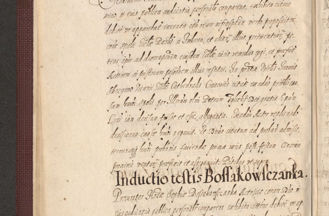Zdjęcie nr 32 dla obiektu archiwalnego: Acta actorum causarum obligationum institutionum, decretorum, constitutionum, quietonum, resignonum, cessionum, accaeterarum, obseruonum tam iudicialium quam extraiudicialium coram Admondo Reverendo Domino Joanne Zerzynski Canonico, Vicario in Spiritualibus et Officiali generali Cracoviensis Iudice deputati per Illustrissimum ac Reverendissimum Dominum Martinum Szyszkowski Dei et Apostolice Sedis gratia Episcopum Cracoviensis ad Annum Domini Millesimum Sexcentesimum Decimum Septimum Indicatione quindecima Pontificus SS. D. N. D. Pauli Divina providentia Papae V. foeliciter moderni anno ipsus duodecimo continuantur