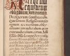 Zdjęcie nr 7 dla obiektu archiwalnego: Acta actorum causarum obligationum institutionum, decretorum, constitutionum, quietonum, resignonum, cessionum, accaeterarum, obseruonum tam iudicialium quam extraiudicialium coram Admondo Reverendo Domino Joanne Zerzynski Canonico, Vicario in Spiritualibus et Officiali generali Cracoviensis Iudice deputati per Illustrissimum ac Reverendissimum Dominum Martinum Szyszkowski Dei et Apostolice Sedis gratia Episcopum Cracoviensis ad Annum Domini Millesimum Sexcentesimum Decimum Septimum Indicatione quindecima Pontificus SS. D. N. D. Pauli Divina providentia Papae V. foeliciter moderni anno ipsus duodecimo continuantur