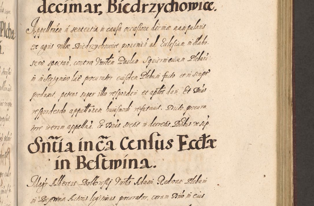Zdjęcie nr 211 dla obiektu archiwalnego: Acta actorum causarum obligationum institutionum, decretorum, constitutionum, quietonum, resignonum, cessionum, accaeterarum, obseruonum tam iudicialium quam extraiudicialium coram Admondo Reverendo Domino Joanne Zerzynski Canonico, Vicario in Spiritualibus et Officiali generali Cracoviensis Iudice deputati per Illustrissimum ac Reverendissimum Dominum Martinum Szyszkowski Dei et Apostolice Sedis gratia Episcopum Cracoviensis ad Annum Domini Millesimum Sexcentesimum Decimum Septimum Indicatione quindecima Pontificus SS. D. N. D. Pauli Divina providentia Papae V. foeliciter moderni anno ipsus duodecimo continuantur