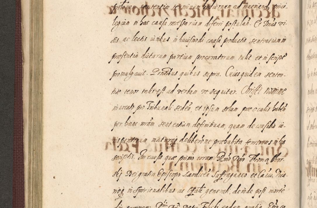 Zdjęcie nr 212 dla obiektu archiwalnego: Acta actorum causarum obligationum institutionum, decretorum, constitutionum, quietonum, resignonum, cessionum, accaeterarum, obseruonum tam iudicialium quam extraiudicialium coram Admondo Reverendo Domino Joanne Zerzynski Canonico, Vicario in Spiritualibus et Officiali generali Cracoviensis Iudice deputati per Illustrissimum ac Reverendissimum Dominum Martinum Szyszkowski Dei et Apostolice Sedis gratia Episcopum Cracoviensis ad Annum Domini Millesimum Sexcentesimum Decimum Septimum Indicatione quindecima Pontificus SS. D. N. D. Pauli Divina providentia Papae V. foeliciter moderni anno ipsus duodecimo continuantur