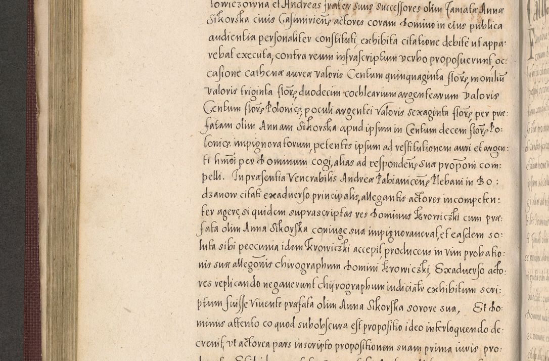 Zdjęcie nr 392 dla obiektu archiwalnego: Acta actorum causarum obligationum institutionum, decretorum, constitutionum, quietonum, resignonum, cessionum, accaeterarum, obseruonum tam iudicialium quam extraiudicialium coram Admondo Reverendo Domino Joanne Zerzynski Canonico, Vicario in Spiritualibus et Officiali generali Cracoviensis Iudice deputati per Illustrissimum ac Reverendissimum Dominum Martinum Szyszkowski Dei et Apostolice Sedis gratia Episcopum Cracoviensis ad Annum Domini Millesimum Sexcentesimum Decimum Septimum Indicatione quindecima Pontificus SS. D. N. D. Pauli Divina providentia Papae V. foeliciter moderni anno ipsus duodecimo continuantur