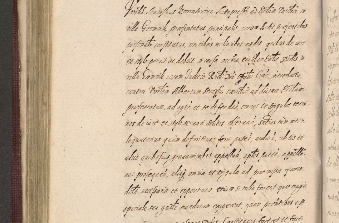Zdjęcie nr 382 dla obiektu archiwalnego: Acta actorum causarum obligationum institutionum, decretorum, constitutionum, quietonum, resignonum, cessionum, accaeterarum, obseruonum tam iudicialium quam extraiudicialium coram Admondo Reverendo Domino Joanne Zerzynski Canonico, Vicario in Spiritualibus et Officiali generali Cracoviensis Iudice deputati per Illustrissimum ac Reverendissimum Dominum Martinum Szyszkowski Dei et Apostolice Sedis gratia Episcopum Cracoviensis ad Annum Domini Millesimum Sexcentesimum Decimum Septimum Indicatione quindecima Pontificus SS. D. N. D. Pauli Divina providentia Papae V. foeliciter moderni anno ipsus duodecimo continuantur