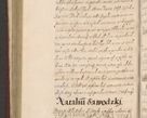 Zdjęcie nr 378 dla obiektu archiwalnego: Acta actorum causarum obligationum institutionum, decretorum, constitutionum, quietonum, resignonum, cessionum, accaeterarum, obseruonum tam iudicialium quam extraiudicialium coram Admondo Reverendo Domino Joanne Zerzynski Canonico, Vicario in Spiritualibus et Officiali generali Cracoviensis Iudice deputati per Illustrissimum ac Reverendissimum Dominum Martinum Szyszkowski Dei et Apostolice Sedis gratia Episcopum Cracoviensis ad Annum Domini Millesimum Sexcentesimum Decimum Septimum Indicatione quindecima Pontificus SS. D. N. D. Pauli Divina providentia Papae V. foeliciter moderni anno ipsus duodecimo continuantur