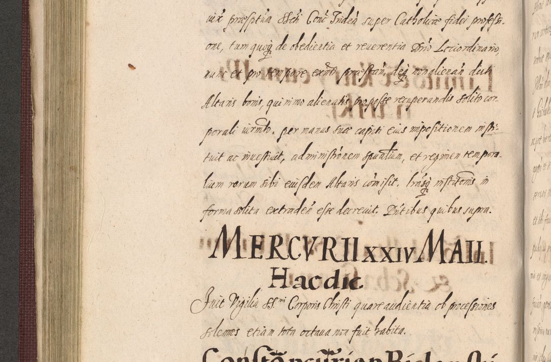 Zdjęcie nr 380 dla obiektu archiwalnego: Acta actorum causarum obligationum institutionum, decretorum, constitutionum, quietonum, resignonum, cessionum, accaeterarum, obseruonum tam iudicialium quam extraiudicialium coram Admondo Reverendo Domino Joanne Zerzynski Canonico, Vicario in Spiritualibus et Officiali generali Cracoviensis Iudice deputati per Illustrissimum ac Reverendissimum Dominum Martinum Szyszkowski Dei et Apostolice Sedis gratia Episcopum Cracoviensis ad Annum Domini Millesimum Sexcentesimum Decimum Septimum Indicatione quindecima Pontificus SS. D. N. D. Pauli Divina providentia Papae V. foeliciter moderni anno ipsus duodecimo continuantur