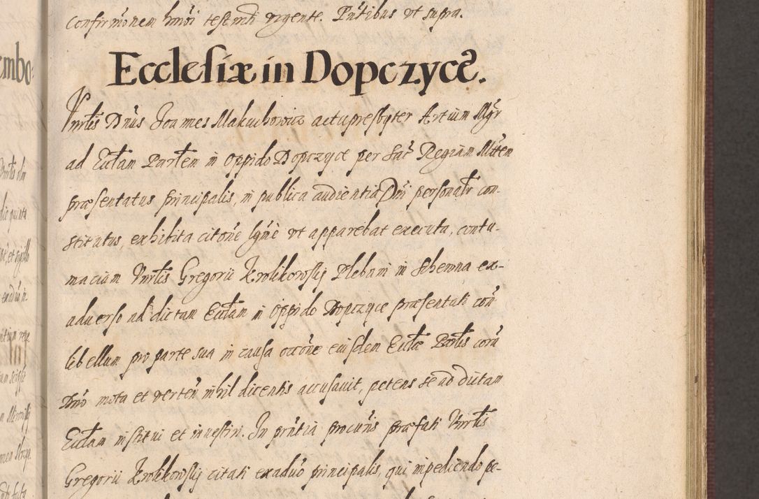 Zdjęcie nr 375 dla obiektu archiwalnego: Acta actorum causarum obligationum institutionum, decretorum, constitutionum, quietonum, resignonum, cessionum, accaeterarum, obseruonum tam iudicialium quam extraiudicialium coram Admondo Reverendo Domino Joanne Zerzynski Canonico, Vicario in Spiritualibus et Officiali generali Cracoviensis Iudice deputati per Illustrissimum ac Reverendissimum Dominum Martinum Szyszkowski Dei et Apostolice Sedis gratia Episcopum Cracoviensis ad Annum Domini Millesimum Sexcentesimum Decimum Septimum Indicatione quindecima Pontificus SS. D. N. D. Pauli Divina providentia Papae V. foeliciter moderni anno ipsus duodecimo continuantur