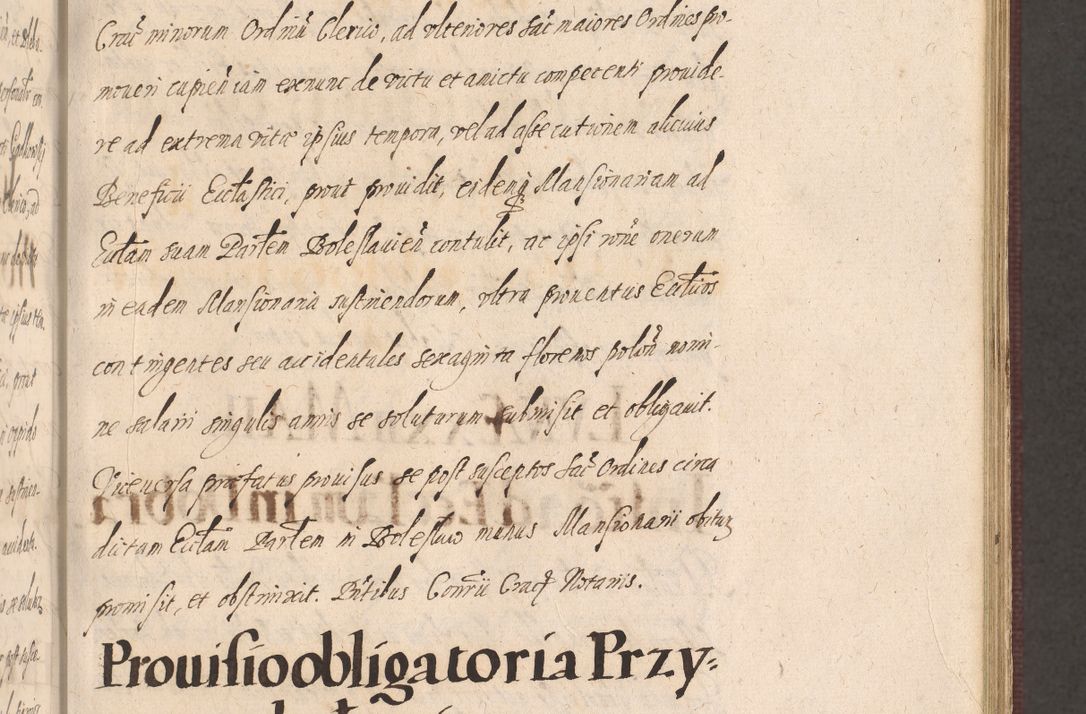 Zdjęcie nr 371 dla obiektu archiwalnego: Acta actorum causarum obligationum institutionum, decretorum, constitutionum, quietonum, resignonum, cessionum, accaeterarum, obseruonum tam iudicialium quam extraiudicialium coram Admondo Reverendo Domino Joanne Zerzynski Canonico, Vicario in Spiritualibus et Officiali generali Cracoviensis Iudice deputati per Illustrissimum ac Reverendissimum Dominum Martinum Szyszkowski Dei et Apostolice Sedis gratia Episcopum Cracoviensis ad Annum Domini Millesimum Sexcentesimum Decimum Septimum Indicatione quindecima Pontificus SS. D. N. D. Pauli Divina providentia Papae V. foeliciter moderni anno ipsus duodecimo continuantur
