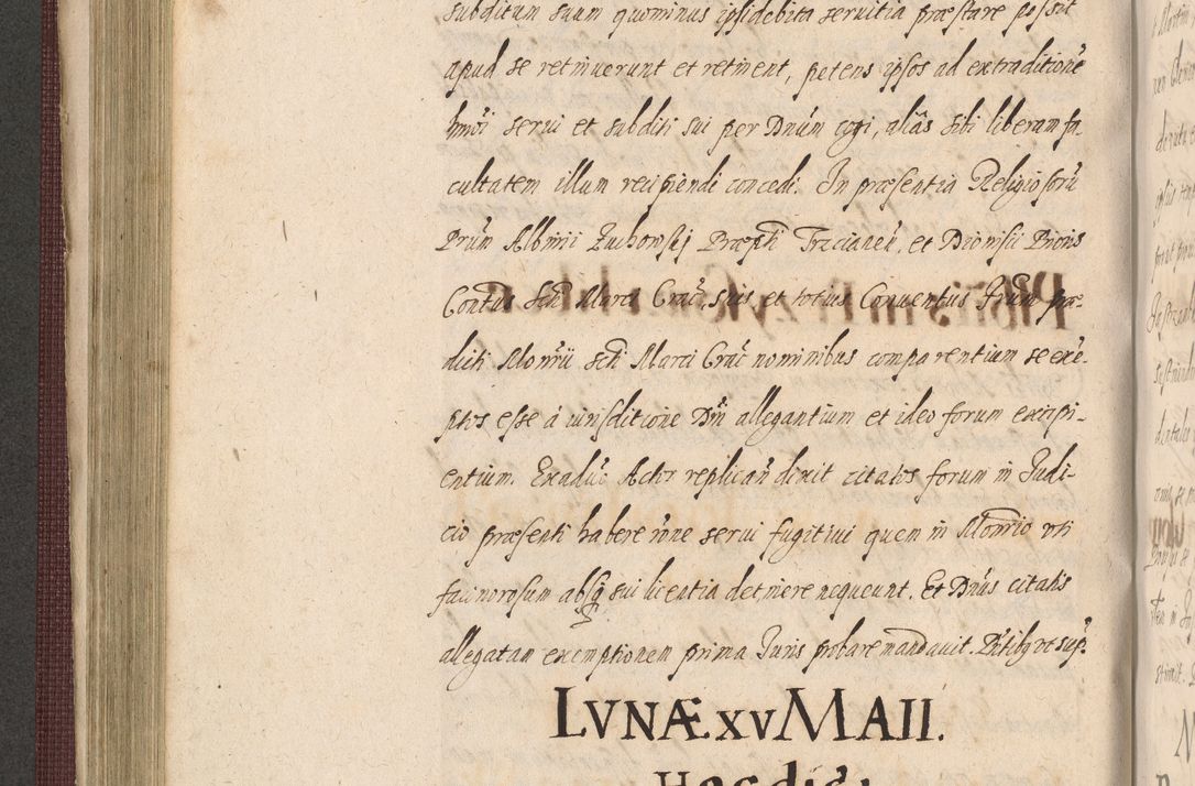 Zdjęcie nr 366 dla obiektu archiwalnego: Acta actorum causarum obligationum institutionum, decretorum, constitutionum, quietonum, resignonum, cessionum, accaeterarum, obseruonum tam iudicialium quam extraiudicialium coram Admondo Reverendo Domino Joanne Zerzynski Canonico, Vicario in Spiritualibus et Officiali generali Cracoviensis Iudice deputati per Illustrissimum ac Reverendissimum Dominum Martinum Szyszkowski Dei et Apostolice Sedis gratia Episcopum Cracoviensis ad Annum Domini Millesimum Sexcentesimum Decimum Septimum Indicatione quindecima Pontificus SS. D. N. D. Pauli Divina providentia Papae V. foeliciter moderni anno ipsus duodecimo continuantur