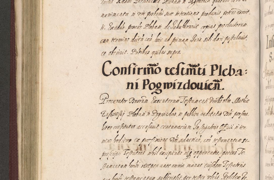 Zdjęcie nr 346 dla obiektu archiwalnego: Acta actorum causarum obligationum institutionum, decretorum, constitutionum, quietonum, resignonum, cessionum, accaeterarum, obseruonum tam iudicialium quam extraiudicialium coram Admondo Reverendo Domino Joanne Zerzynski Canonico, Vicario in Spiritualibus et Officiali generali Cracoviensis Iudice deputati per Illustrissimum ac Reverendissimum Dominum Martinum Szyszkowski Dei et Apostolice Sedis gratia Episcopum Cracoviensis ad Annum Domini Millesimum Sexcentesimum Decimum Septimum Indicatione quindecima Pontificus SS. D. N. D. Pauli Divina providentia Papae V. foeliciter moderni anno ipsus duodecimo continuantur