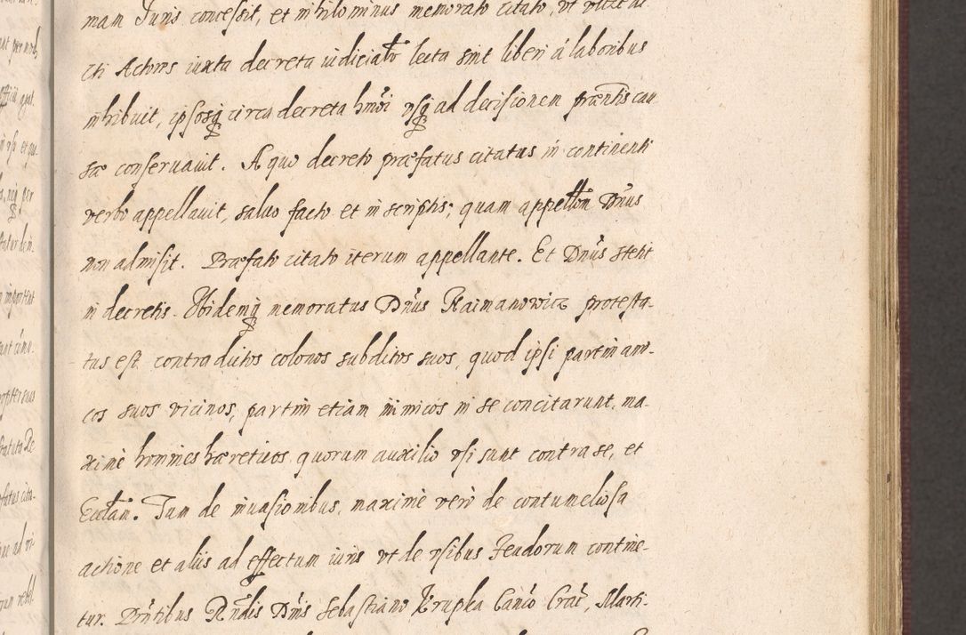 Zdjęcie nr 341 dla obiektu archiwalnego: Acta actorum causarum obligationum institutionum, decretorum, constitutionum, quietonum, resignonum, cessionum, accaeterarum, obseruonum tam iudicialium quam extraiudicialium coram Admondo Reverendo Domino Joanne Zerzynski Canonico, Vicario in Spiritualibus et Officiali generali Cracoviensis Iudice deputati per Illustrissimum ac Reverendissimum Dominum Martinum Szyszkowski Dei et Apostolice Sedis gratia Episcopum Cracoviensis ad Annum Domini Millesimum Sexcentesimum Decimum Septimum Indicatione quindecima Pontificus SS. D. N. D. Pauli Divina providentia Papae V. foeliciter moderni anno ipsus duodecimo continuantur