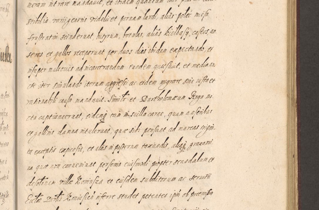 Zdjęcie nr 339 dla obiektu archiwalnego: Acta actorum causarum obligationum institutionum, decretorum, constitutionum, quietonum, resignonum, cessionum, accaeterarum, obseruonum tam iudicialium quam extraiudicialium coram Admondo Reverendo Domino Joanne Zerzynski Canonico, Vicario in Spiritualibus et Officiali generali Cracoviensis Iudice deputati per Illustrissimum ac Reverendissimum Dominum Martinum Szyszkowski Dei et Apostolice Sedis gratia Episcopum Cracoviensis ad Annum Domini Millesimum Sexcentesimum Decimum Septimum Indicatione quindecima Pontificus SS. D. N. D. Pauli Divina providentia Papae V. foeliciter moderni anno ipsus duodecimo continuantur