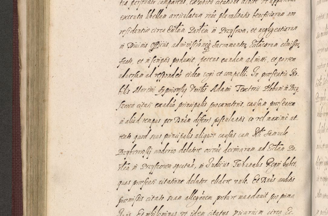 Zdjęcie nr 342 dla obiektu archiwalnego: Acta actorum causarum obligationum institutionum, decretorum, constitutionum, quietonum, resignonum, cessionum, accaeterarum, obseruonum tam iudicialium quam extraiudicialium coram Admondo Reverendo Domino Joanne Zerzynski Canonico, Vicario in Spiritualibus et Officiali generali Cracoviensis Iudice deputati per Illustrissimum ac Reverendissimum Dominum Martinum Szyszkowski Dei et Apostolice Sedis gratia Episcopum Cracoviensis ad Annum Domini Millesimum Sexcentesimum Decimum Septimum Indicatione quindecima Pontificus SS. D. N. D. Pauli Divina providentia Papae V. foeliciter moderni anno ipsus duodecimo continuantur