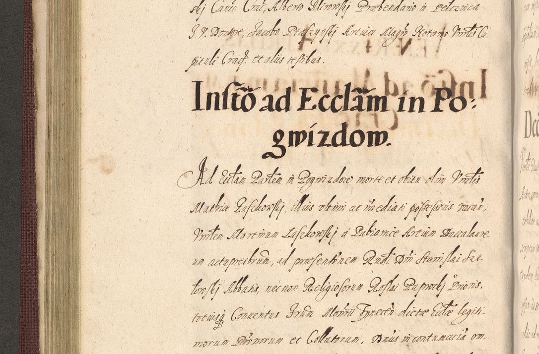Zdjęcie nr 314 dla obiektu archiwalnego: Acta actorum causarum obligationum institutionum, decretorum, constitutionum, quietonum, resignonum, cessionum, accaeterarum, obseruonum tam iudicialium quam extraiudicialium coram Admondo Reverendo Domino Joanne Zerzynski Canonico, Vicario in Spiritualibus et Officiali generali Cracoviensis Iudice deputati per Illustrissimum ac Reverendissimum Dominum Martinum Szyszkowski Dei et Apostolice Sedis gratia Episcopum Cracoviensis ad Annum Domini Millesimum Sexcentesimum Decimum Septimum Indicatione quindecima Pontificus SS. D. N. D. Pauli Divina providentia Papae V. foeliciter moderni anno ipsus duodecimo continuantur