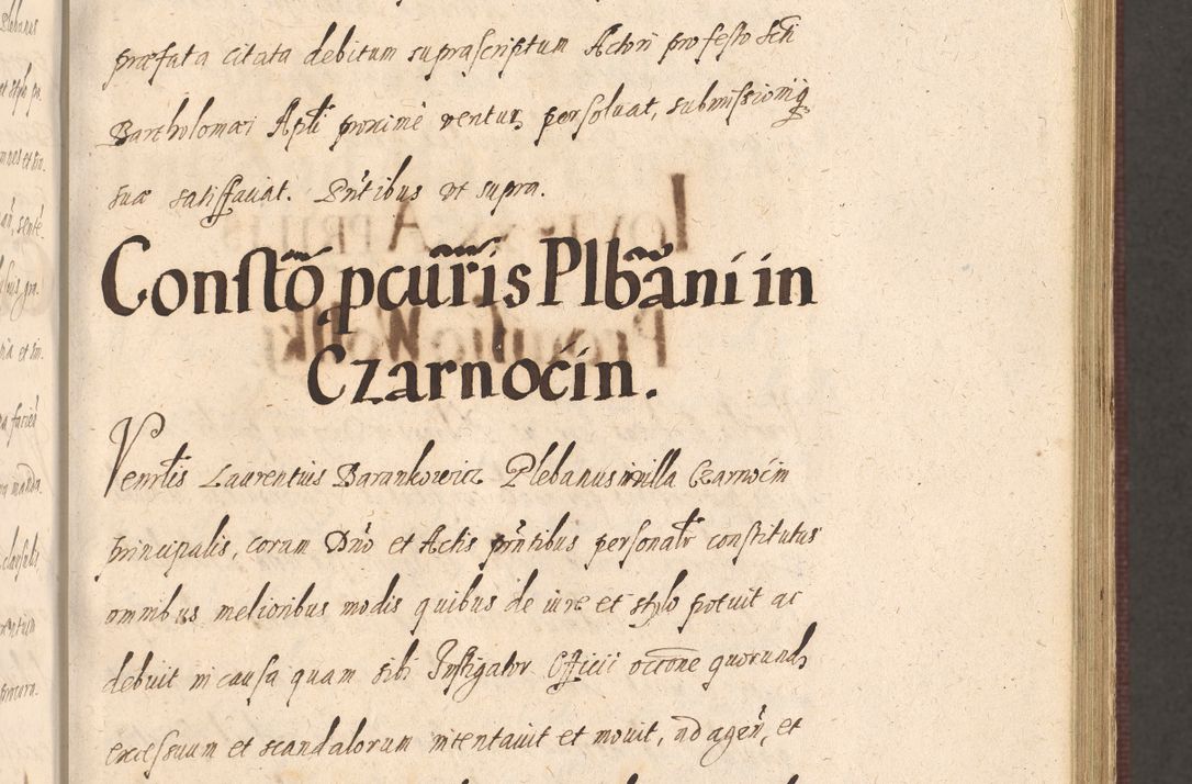 Zdjęcie nr 311 dla obiektu archiwalnego: Acta actorum causarum obligationum institutionum, decretorum, constitutionum, quietonum, resignonum, cessionum, accaeterarum, obseruonum tam iudicialium quam extraiudicialium coram Admondo Reverendo Domino Joanne Zerzynski Canonico, Vicario in Spiritualibus et Officiali generali Cracoviensis Iudice deputati per Illustrissimum ac Reverendissimum Dominum Martinum Szyszkowski Dei et Apostolice Sedis gratia Episcopum Cracoviensis ad Annum Domini Millesimum Sexcentesimum Decimum Septimum Indicatione quindecima Pontificus SS. D. N. D. Pauli Divina providentia Papae V. foeliciter moderni anno ipsus duodecimo continuantur