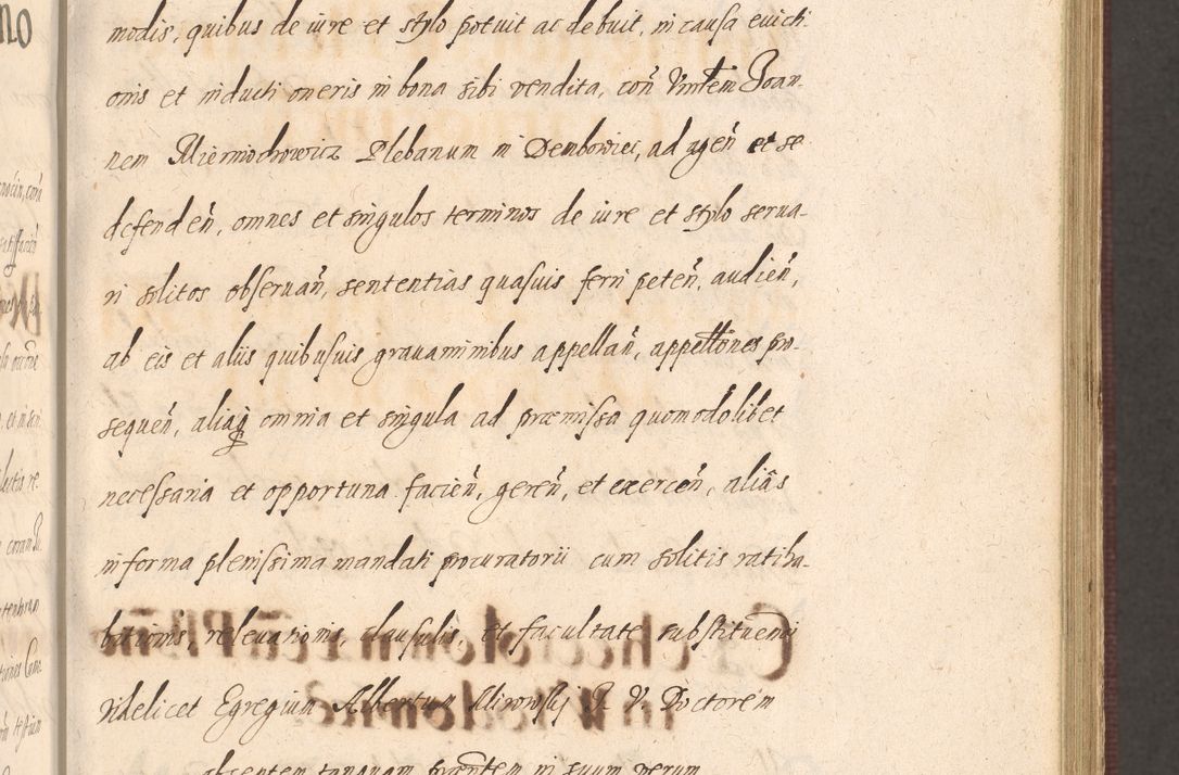 Zdjęcie nr 307 dla obiektu archiwalnego: Acta actorum causarum obligationum institutionum, decretorum, constitutionum, quietonum, resignonum, cessionum, accaeterarum, obseruonum tam iudicialium quam extraiudicialium coram Admondo Reverendo Domino Joanne Zerzynski Canonico, Vicario in Spiritualibus et Officiali generali Cracoviensis Iudice deputati per Illustrissimum ac Reverendissimum Dominum Martinum Szyszkowski Dei et Apostolice Sedis gratia Episcopum Cracoviensis ad Annum Domini Millesimum Sexcentesimum Decimum Septimum Indicatione quindecima Pontificus SS. D. N. D. Pauli Divina providentia Papae V. foeliciter moderni anno ipsus duodecimo continuantur