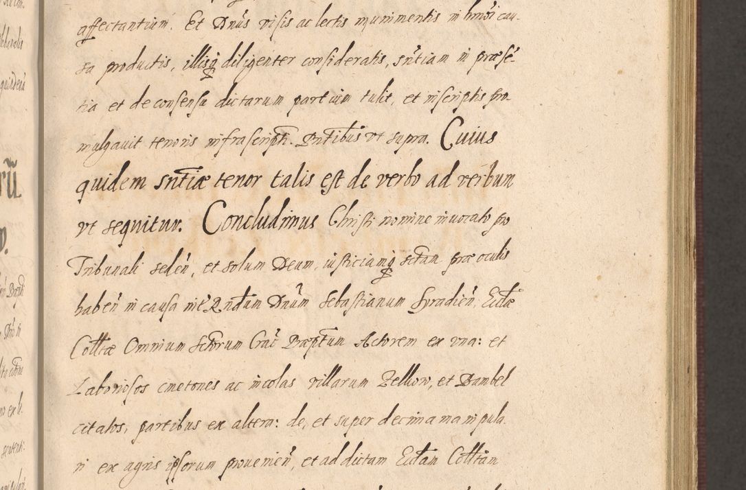 Zdjęcie nr 289 dla obiektu archiwalnego: Acta actorum causarum obligationum institutionum, decretorum, constitutionum, quietonum, resignonum, cessionum, accaeterarum, obseruonum tam iudicialium quam extraiudicialium coram Admondo Reverendo Domino Joanne Zerzynski Canonico, Vicario in Spiritualibus et Officiali generali Cracoviensis Iudice deputati per Illustrissimum ac Reverendissimum Dominum Martinum Szyszkowski Dei et Apostolice Sedis gratia Episcopum Cracoviensis ad Annum Domini Millesimum Sexcentesimum Decimum Septimum Indicatione quindecima Pontificus SS. D. N. D. Pauli Divina providentia Papae V. foeliciter moderni anno ipsus duodecimo continuantur
