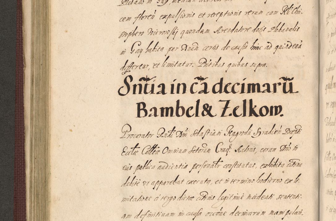 Zdjęcie nr 288 dla obiektu archiwalnego: Acta actorum causarum obligationum institutionum, decretorum, constitutionum, quietonum, resignonum, cessionum, accaeterarum, obseruonum tam iudicialium quam extraiudicialium coram Admondo Reverendo Domino Joanne Zerzynski Canonico, Vicario in Spiritualibus et Officiali generali Cracoviensis Iudice deputati per Illustrissimum ac Reverendissimum Dominum Martinum Szyszkowski Dei et Apostolice Sedis gratia Episcopum Cracoviensis ad Annum Domini Millesimum Sexcentesimum Decimum Septimum Indicatione quindecima Pontificus SS. D. N. D. Pauli Divina providentia Papae V. foeliciter moderni anno ipsus duodecimo continuantur