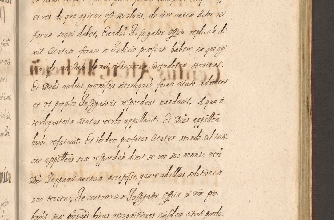 Zdjęcie nr 285 dla obiektu archiwalnego: Acta actorum causarum obligationum institutionum, decretorum, constitutionum, quietonum, resignonum, cessionum, accaeterarum, obseruonum tam iudicialium quam extraiudicialium coram Admondo Reverendo Domino Joanne Zerzynski Canonico, Vicario in Spiritualibus et Officiali generali Cracoviensis Iudice deputati per Illustrissimum ac Reverendissimum Dominum Martinum Szyszkowski Dei et Apostolice Sedis gratia Episcopum Cracoviensis ad Annum Domini Millesimum Sexcentesimum Decimum Septimum Indicatione quindecima Pontificus SS. D. N. D. Pauli Divina providentia Papae V. foeliciter moderni anno ipsus duodecimo continuantur