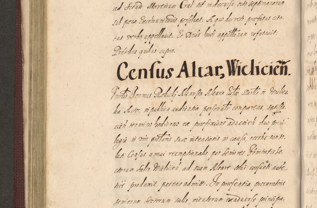 Zdjęcie nr 286 dla obiektu archiwalnego: Acta actorum causarum obligationum institutionum, decretorum, constitutionum, quietonum, resignonum, cessionum, accaeterarum, obseruonum tam iudicialium quam extraiudicialium coram Admondo Reverendo Domino Joanne Zerzynski Canonico, Vicario in Spiritualibus et Officiali generali Cracoviensis Iudice deputati per Illustrissimum ac Reverendissimum Dominum Martinum Szyszkowski Dei et Apostolice Sedis gratia Episcopum Cracoviensis ad Annum Domini Millesimum Sexcentesimum Decimum Septimum Indicatione quindecima Pontificus SS. D. N. D. Pauli Divina providentia Papae V. foeliciter moderni anno ipsus duodecimo continuantur