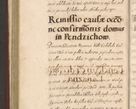 Zdjęcie nr 276 dla obiektu archiwalnego: Acta actorum causarum obligationum institutionum, decretorum, constitutionum, quietonum, resignonum, cessionum, accaeterarum, obseruonum tam iudicialium quam extraiudicialium coram Admondo Reverendo Domino Joanne Zerzynski Canonico, Vicario in Spiritualibus et Officiali generali Cracoviensis Iudice deputati per Illustrissimum ac Reverendissimum Dominum Martinum Szyszkowski Dei et Apostolice Sedis gratia Episcopum Cracoviensis ad Annum Domini Millesimum Sexcentesimum Decimum Septimum Indicatione quindecima Pontificus SS. D. N. D. Pauli Divina providentia Papae V. foeliciter moderni anno ipsus duodecimo continuantur