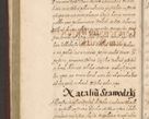 Zdjęcie nr 264 dla obiektu archiwalnego: Acta actorum causarum obligationum institutionum, decretorum, constitutionum, quietonum, resignonum, cessionum, accaeterarum, obseruonum tam iudicialium quam extraiudicialium coram Admondo Reverendo Domino Joanne Zerzynski Canonico, Vicario in Spiritualibus et Officiali generali Cracoviensis Iudice deputati per Illustrissimum ac Reverendissimum Dominum Martinum Szyszkowski Dei et Apostolice Sedis gratia Episcopum Cracoviensis ad Annum Domini Millesimum Sexcentesimum Decimum Septimum Indicatione quindecima Pontificus SS. D. N. D. Pauli Divina providentia Papae V. foeliciter moderni anno ipsus duodecimo continuantur