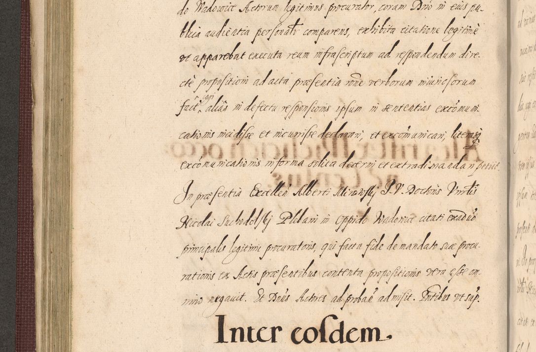 Zdjęcie nr 260 dla obiektu archiwalnego: Acta actorum causarum obligationum institutionum, decretorum, constitutionum, quietonum, resignonum, cessionum, accaeterarum, obseruonum tam iudicialium quam extraiudicialium coram Admondo Reverendo Domino Joanne Zerzynski Canonico, Vicario in Spiritualibus et Officiali generali Cracoviensis Iudice deputati per Illustrissimum ac Reverendissimum Dominum Martinum Szyszkowski Dei et Apostolice Sedis gratia Episcopum Cracoviensis ad Annum Domini Millesimum Sexcentesimum Decimum Septimum Indicatione quindecima Pontificus SS. D. N. D. Pauli Divina providentia Papae V. foeliciter moderni anno ipsus duodecimo continuantur