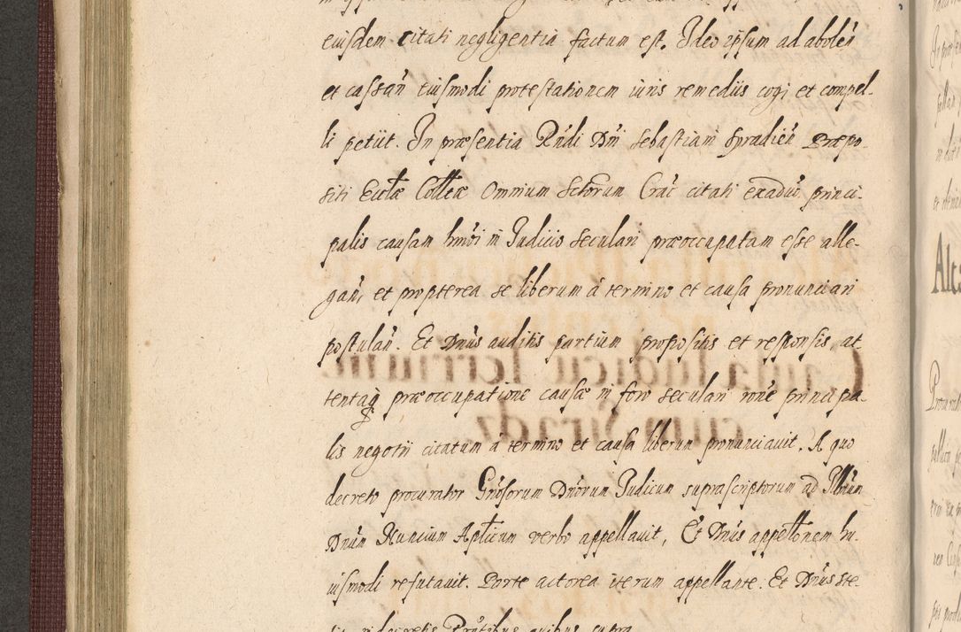 Zdjęcie nr 258 dla obiektu archiwalnego: Acta actorum causarum obligationum institutionum, decretorum, constitutionum, quietonum, resignonum, cessionum, accaeterarum, obseruonum tam iudicialium quam extraiudicialium coram Admondo Reverendo Domino Joanne Zerzynski Canonico, Vicario in Spiritualibus et Officiali generali Cracoviensis Iudice deputati per Illustrissimum ac Reverendissimum Dominum Martinum Szyszkowski Dei et Apostolice Sedis gratia Episcopum Cracoviensis ad Annum Domini Millesimum Sexcentesimum Decimum Septimum Indicatione quindecima Pontificus SS. D. N. D. Pauli Divina providentia Papae V. foeliciter moderni anno ipsus duodecimo continuantur
