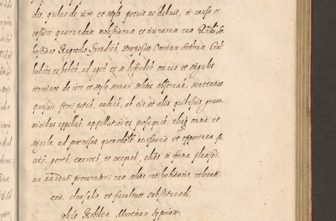 Zdjęcie nr 237 dla obiektu archiwalnego: Acta actorum causarum obligationum institutionum, decretorum, constitutionum, quietonum, resignonum, cessionum, accaeterarum, obseruonum tam iudicialium quam extraiudicialium coram Admondo Reverendo Domino Joanne Zerzynski Canonico, Vicario in Spiritualibus et Officiali generali Cracoviensis Iudice deputati per Illustrissimum ac Reverendissimum Dominum Martinum Szyszkowski Dei et Apostolice Sedis gratia Episcopum Cracoviensis ad Annum Domini Millesimum Sexcentesimum Decimum Septimum Indicatione quindecima Pontificus SS. D. N. D. Pauli Divina providentia Papae V. foeliciter moderni anno ipsus duodecimo continuantur