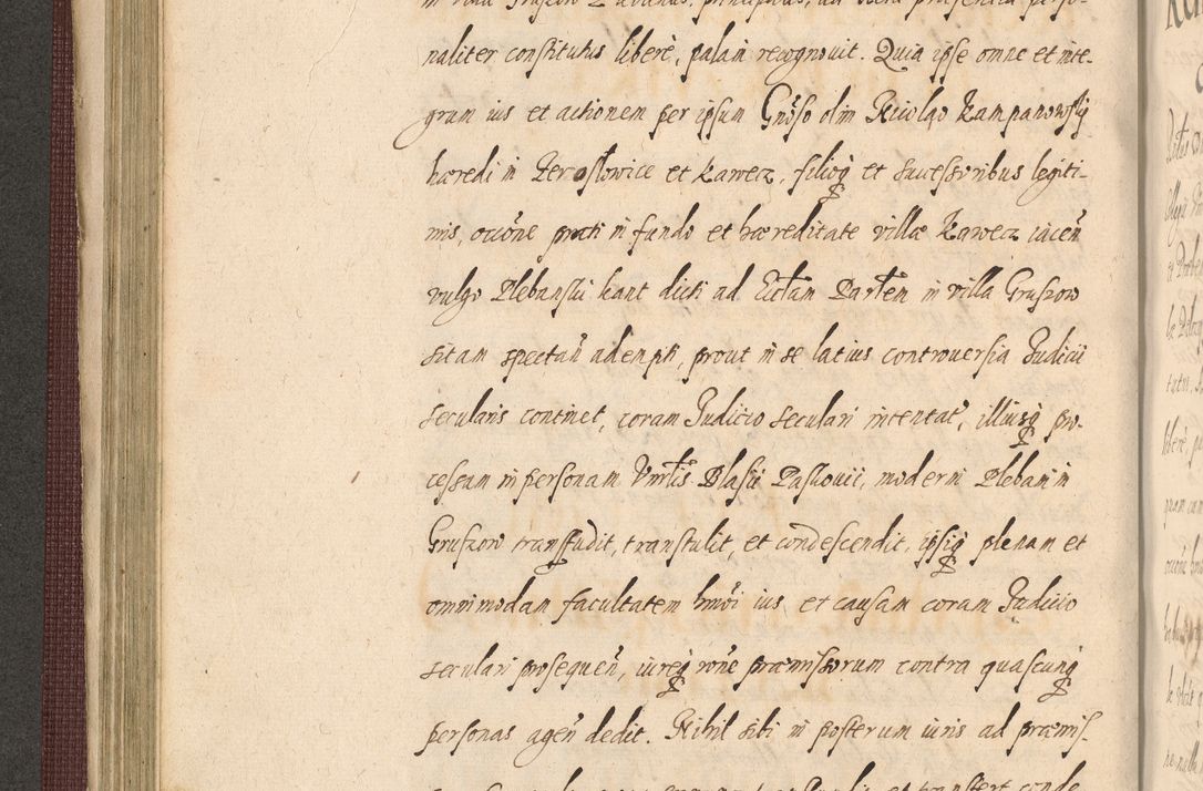 Zdjęcie nr 238 dla obiektu archiwalnego: Acta actorum causarum obligationum institutionum, decretorum, constitutionum, quietonum, resignonum, cessionum, accaeterarum, obseruonum tam iudicialium quam extraiudicialium coram Admondo Reverendo Domino Joanne Zerzynski Canonico, Vicario in Spiritualibus et Officiali generali Cracoviensis Iudice deputati per Illustrissimum ac Reverendissimum Dominum Martinum Szyszkowski Dei et Apostolice Sedis gratia Episcopum Cracoviensis ad Annum Domini Millesimum Sexcentesimum Decimum Septimum Indicatione quindecima Pontificus SS. D. N. D. Pauli Divina providentia Papae V. foeliciter moderni anno ipsus duodecimo continuantur