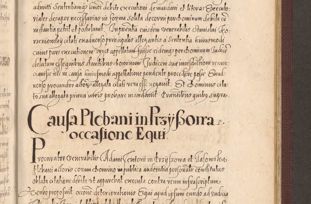 Zdjęcie nr 591 dla obiektu archiwalnego: Acta actorum causarum obligationum institutionum, decretorum, constitutionum, quietonum, resignonum, cessionum, accaeterarum, obseruonum tam iudicialium quam extraiudicialium coram Admondo Reverendo Domino Joanne Zerzynski Canonico, Vicario in Spiritualibus et Officiali generali Cracoviensis Iudice deputati per Illustrissimum ac Reverendissimum Dominum Martinum Szyszkowski Dei et Apostolice Sedis gratia Episcopum Cracoviensis ad Annum Domini Millesimum Sexcentesimum Decimum Septimum Indicatione quindecima Pontificus SS. D. N. D. Pauli Divina providentia Papae V. foeliciter moderni anno ipsus duodecimo continuantur