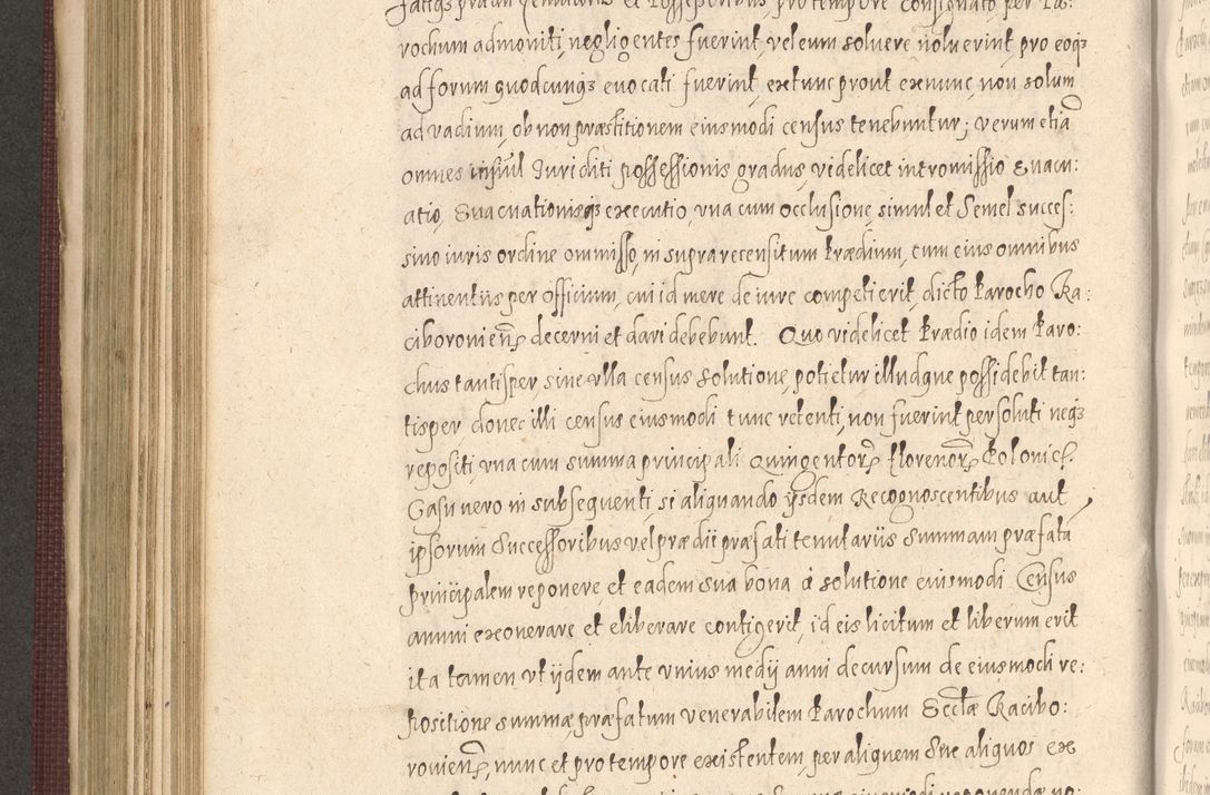 Zdjęcie nr 564 dla obiektu archiwalnego: Acta actorum causarum obligationum institutionum, decretorum, constitutionum, quietonum, resignonum, cessionum, accaeterarum, obseruonum tam iudicialium quam extraiudicialium coram Admondo Reverendo Domino Joanne Zerzynski Canonico, Vicario in Spiritualibus et Officiali generali Cracoviensis Iudice deputati per Illustrissimum ac Reverendissimum Dominum Martinum Szyszkowski Dei et Apostolice Sedis gratia Episcopum Cracoviensis ad Annum Domini Millesimum Sexcentesimum Decimum Septimum Indicatione quindecima Pontificus SS. D. N. D. Pauli Divina providentia Papae V. foeliciter moderni anno ipsus duodecimo continuantur