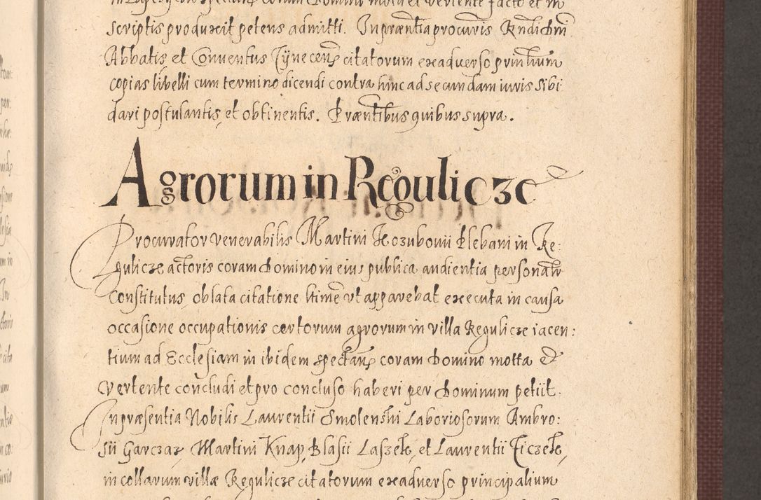 Zdjęcie nr 551 dla obiektu archiwalnego: Acta actorum causarum obligationum institutionum, decretorum, constitutionum, quietonum, resignonum, cessionum, accaeterarum, obseruonum tam iudicialium quam extraiudicialium coram Admondo Reverendo Domino Joanne Zerzynski Canonico, Vicario in Spiritualibus et Officiali generali Cracoviensis Iudice deputati per Illustrissimum ac Reverendissimum Dominum Martinum Szyszkowski Dei et Apostolice Sedis gratia Episcopum Cracoviensis ad Annum Domini Millesimum Sexcentesimum Decimum Septimum Indicatione quindecima Pontificus SS. D. N. D. Pauli Divina providentia Papae V. foeliciter moderni anno ipsus duodecimo continuantur