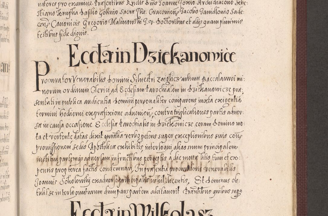 Zdjęcie nr 473 dla obiektu archiwalnego: Acta actorum causarum obligationum institutionum, decretorum, constitutionum, quietonum, resignonum, cessionum, accaeterarum, obseruonum tam iudicialium quam extraiudicialium coram Admondo Reverendo Domino Joanne Zerzynski Canonico, Vicario in Spiritualibus et Officiali generali Cracoviensis Iudice deputati per Illustrissimum ac Reverendissimum Dominum Martinum Szyszkowski Dei et Apostolice Sedis gratia Episcopum Cracoviensis ad Annum Domini Millesimum Sexcentesimum Decimum Septimum Indicatione quindecima Pontificus SS. D. N. D. Pauli Divina providentia Papae V. foeliciter moderni anno ipsus duodecimo continuantur