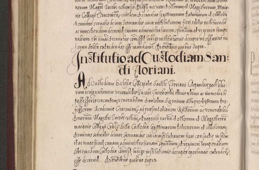 Zdjęcie nr 472 dla obiektu archiwalnego: Acta actorum causarum obligationum institutionum, decretorum, constitutionum, quietonum, resignonum, cessionum, accaeterarum, obseruonum tam iudicialium quam extraiudicialium coram Admondo Reverendo Domino Joanne Zerzynski Canonico, Vicario in Spiritualibus et Officiali generali Cracoviensis Iudice deputati per Illustrissimum ac Reverendissimum Dominum Martinum Szyszkowski Dei et Apostolice Sedis gratia Episcopum Cracoviensis ad Annum Domini Millesimum Sexcentesimum Decimum Septimum Indicatione quindecima Pontificus SS. D. N. D. Pauli Divina providentia Papae V. foeliciter moderni anno ipsus duodecimo continuantur