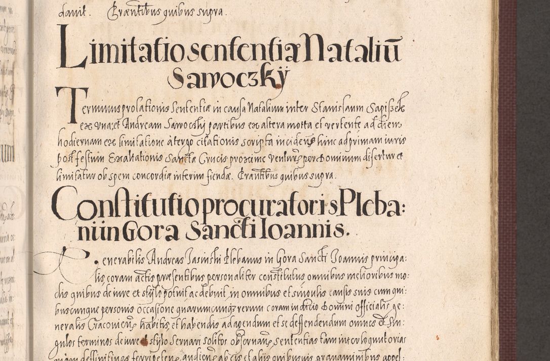 Zdjęcie nr 469 dla obiektu archiwalnego: Acta actorum causarum obligationum institutionum, decretorum, constitutionum, quietonum, resignonum, cessionum, accaeterarum, obseruonum tam iudicialium quam extraiudicialium coram Admondo Reverendo Domino Joanne Zerzynski Canonico, Vicario in Spiritualibus et Officiali generali Cracoviensis Iudice deputati per Illustrissimum ac Reverendissimum Dominum Martinum Szyszkowski Dei et Apostolice Sedis gratia Episcopum Cracoviensis ad Annum Domini Millesimum Sexcentesimum Decimum Septimum Indicatione quindecima Pontificus SS. D. N. D. Pauli Divina providentia Papae V. foeliciter moderni anno ipsus duodecimo continuantur